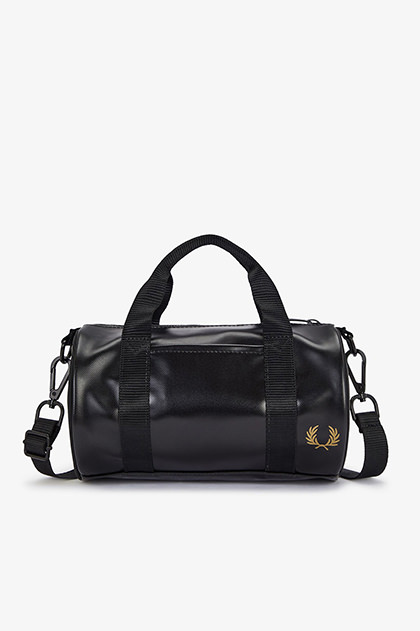 Tonal Classic Mini Barrel Bag(1SZ 774：BLACK / GOLD): | FRED PERRY