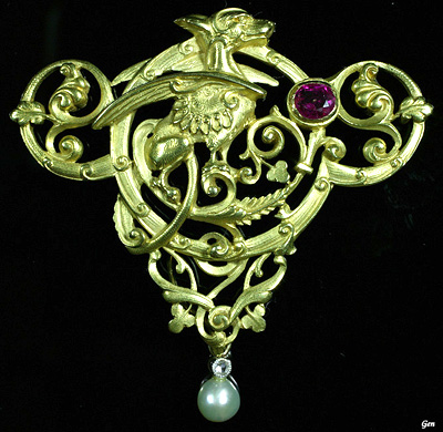 アールヌーヴォーのジュエリー アーツ＆クラフツ アンティークジュエリー