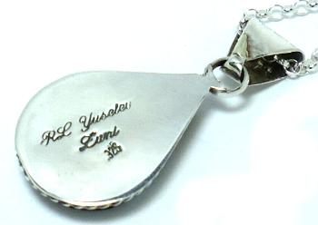 インディアンジュエリー / ズニ族インレイ・ペンダント