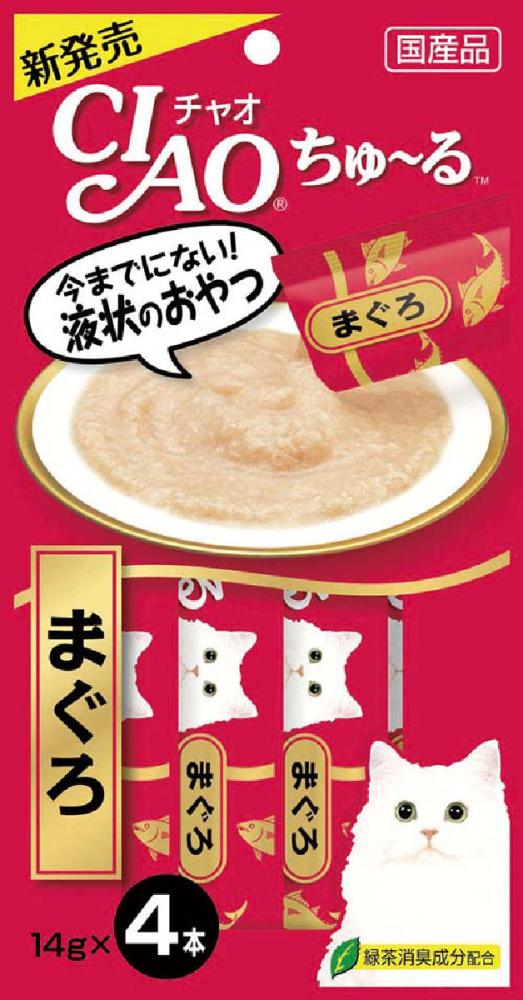 いなば CIAO（チャオ） ちゅ～る まぐろ 14g×4本入り の通販