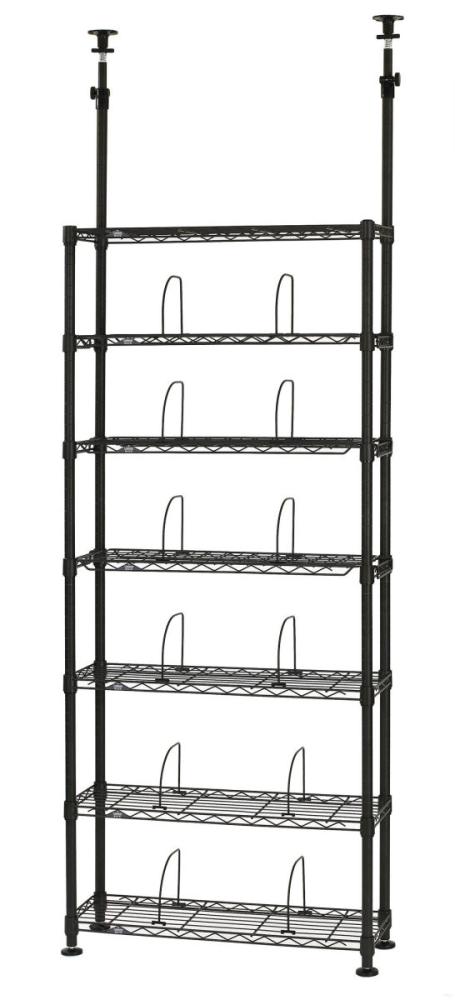 ドウシシャ ルミナス ノワール テンションラック 7段 76cm幅