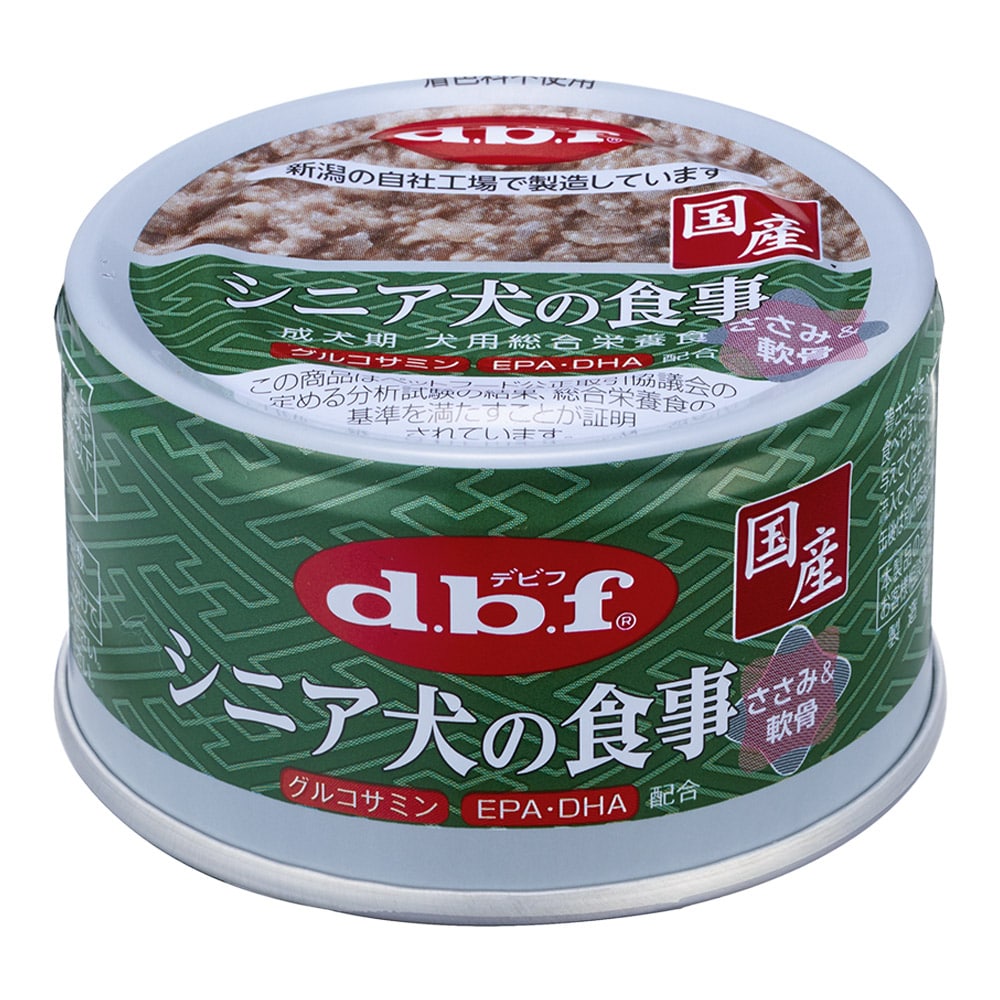 dbf デビフ缶 シニア犬の食事 ささみ＆さつまいも 85g の通販