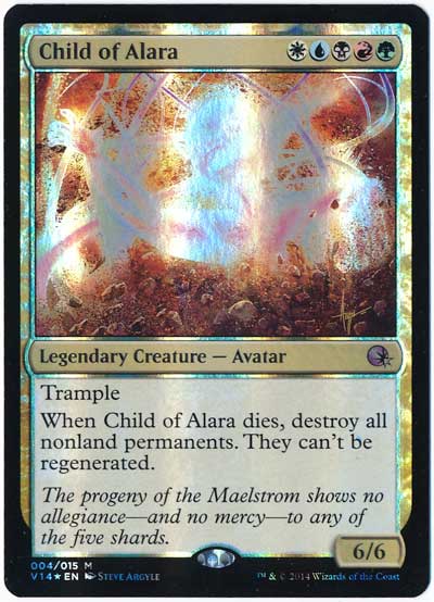MTG 英語版 アラーラの子 金字 サインド foil MTG 英語版 アラーラの子