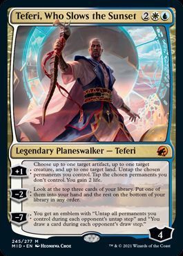 MTG ドミナリアの英雄、テフェリー 英語 foil 2枚 MTG ドミナリアの