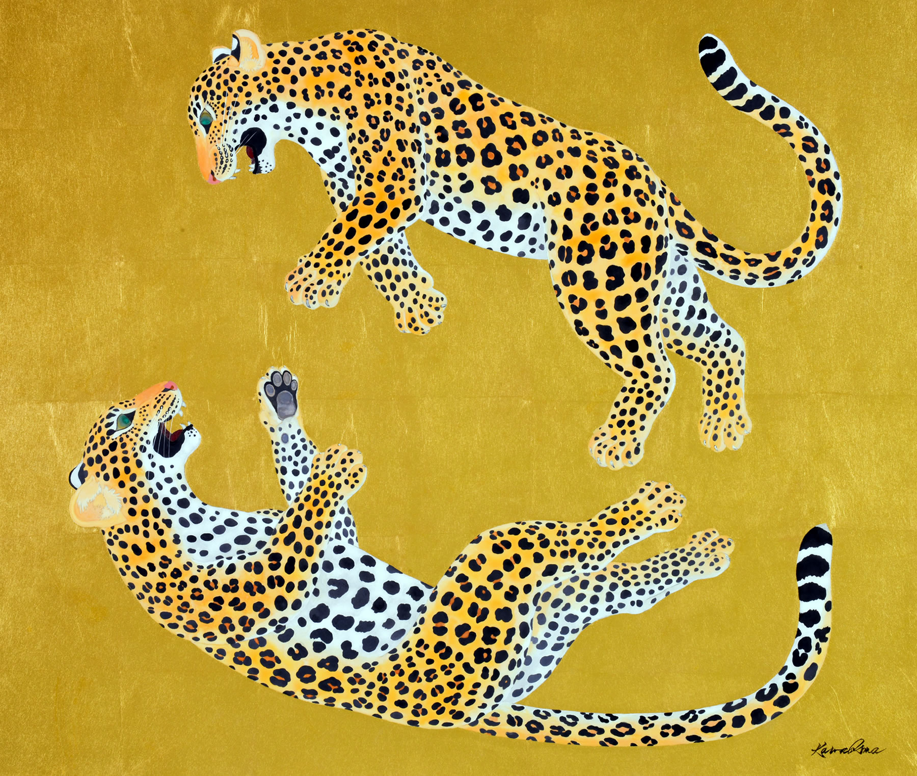 Majidu｜ヒョウの絵画 Majidu｜ヒョウの絵画