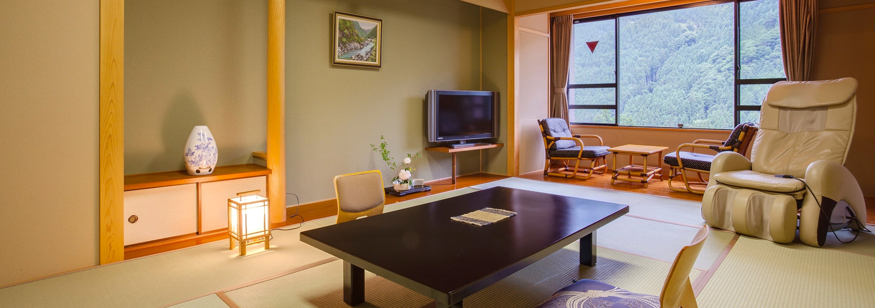 露天風呂付客室「天神」 | 【公式】新祖谷温泉 ホテルかずら橋