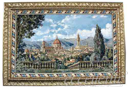 イタリア製ゴブラン織額絵