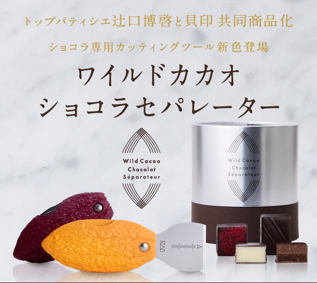辻口博啓と貝印共同商品化 ワイルドカカオ ショコラセパレーター