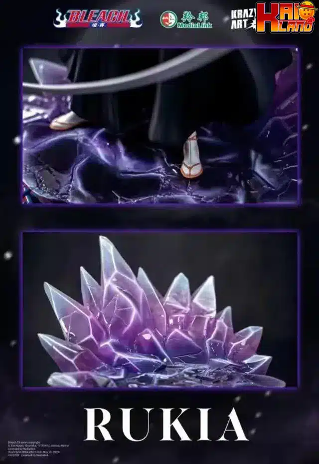 Bleach Krazy Art Studio 朽木ルキア ライセンス樹脂スタチュー - Kaioland