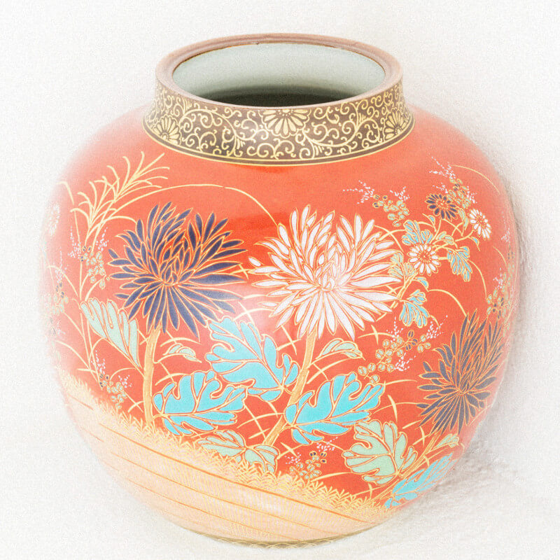 九谷焼錦山窯吉田美統香炉