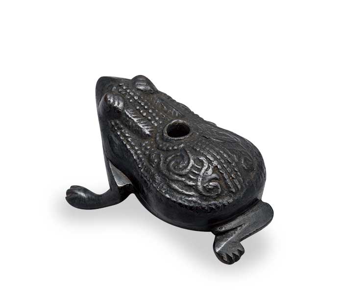 古銅 木に蛙 水滴 115g タエカ 東さ7-1124☆2F 古銅 木に蛙 水滴 115g