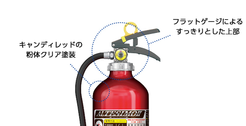 アルミ製蓄圧式粉末ABC消火器 アルテシモ｜オンラインショップ｜一電機