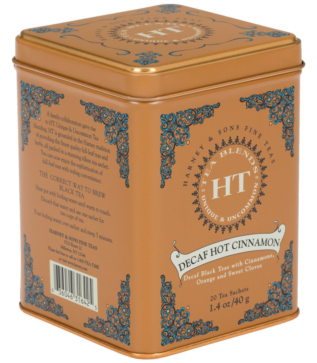 Decaf Hot Cinnamon Tea | 3 Cinnamon Types | Harney & Sons - Harney