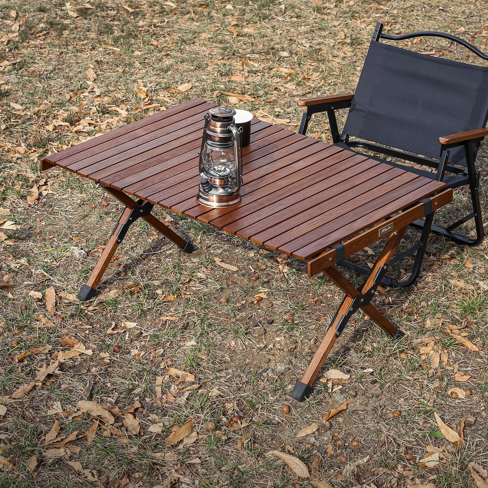 ウッドロールトップテーブルLIGHT 90 アウトドア キャンプ ロー