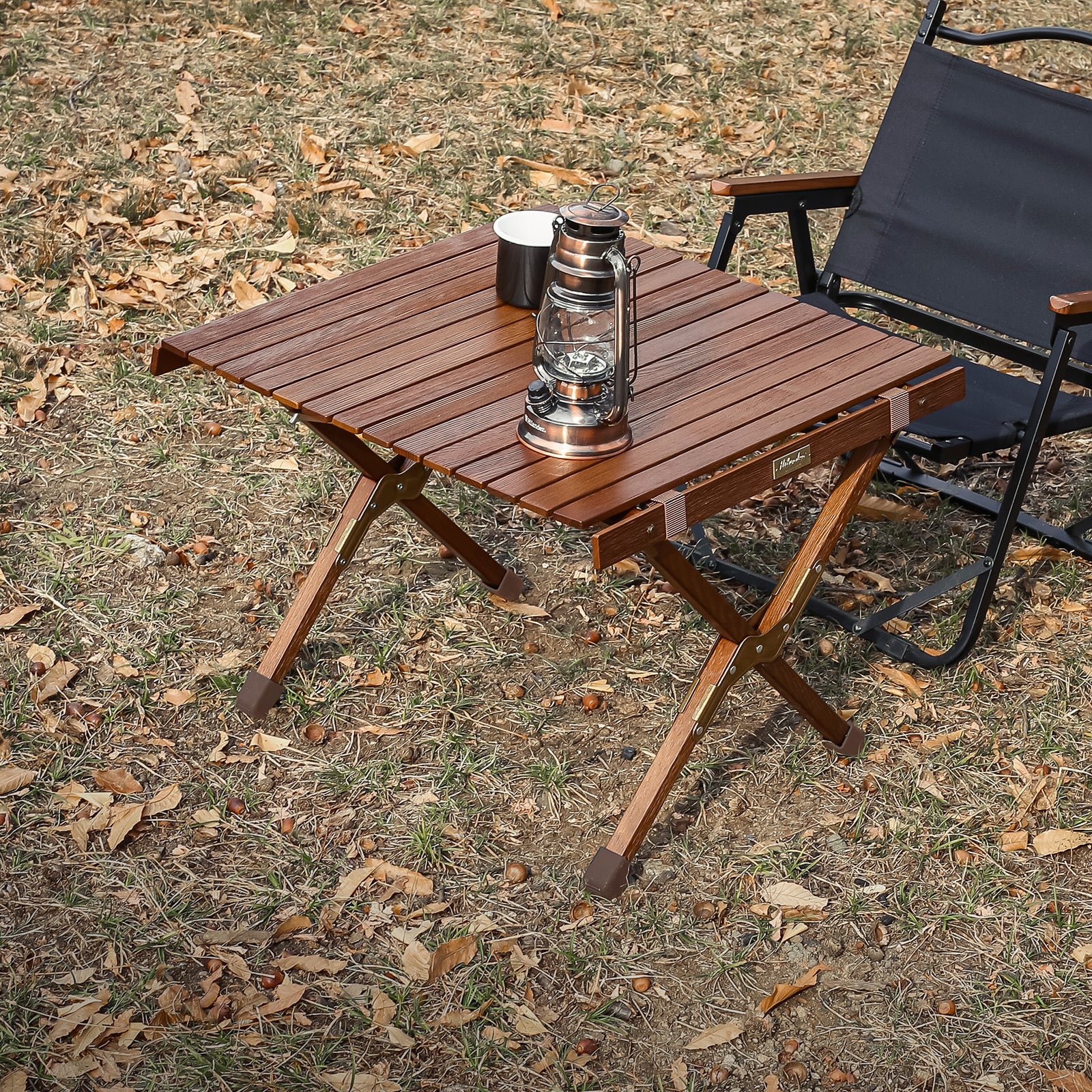 ウッドロールトップテーブルLIGHT 60 アウトドア キャンプ ロー