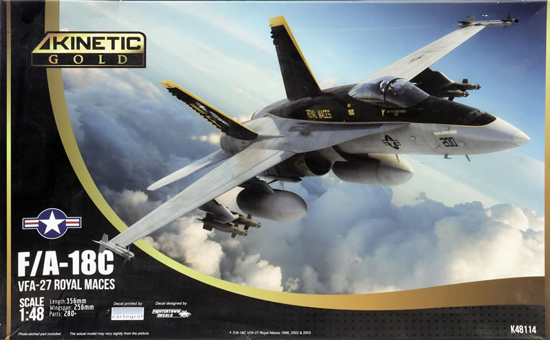 航空機・ヘリコプター Kinetic Gold F/A-18D USMC HORNET 1/48 航空機