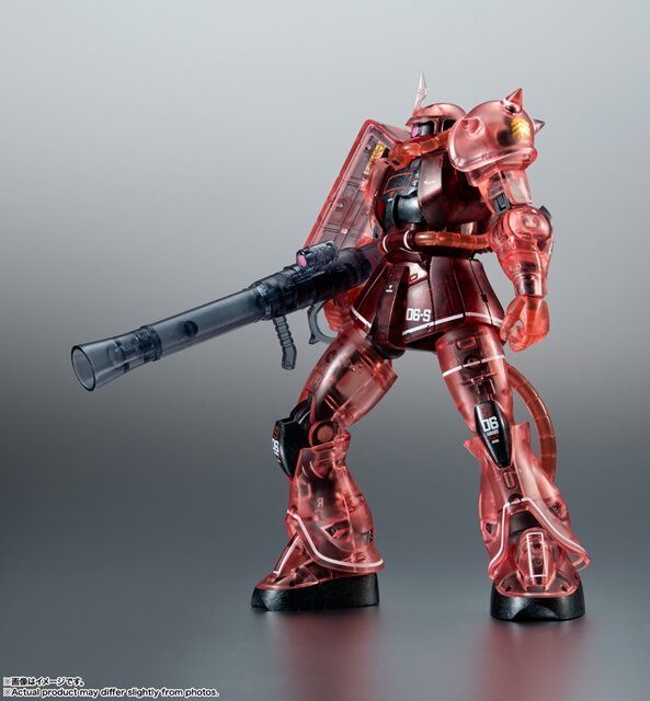 ROBOT魂「シャア専用ザクver.A.N.I.M.E」のクリアカラー版が5月19日