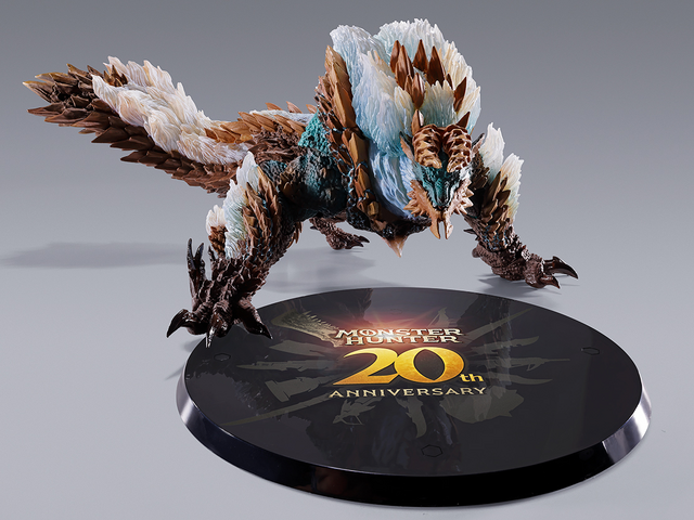 リオレウス、ジンオウガのカッコいいフィギュアが、『モンハン』20周年