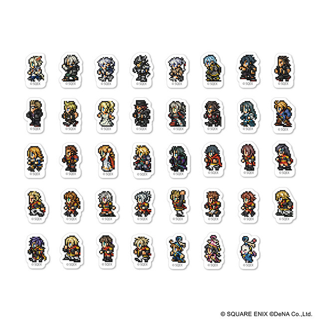 歴代『FF』キャラクターのドット絵が大集合！計128種からパーティーを
