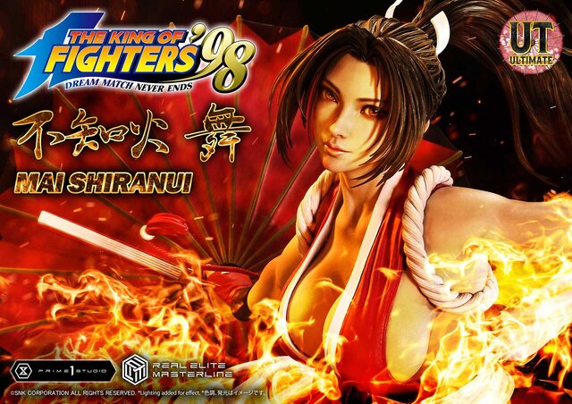 匿名配送】KOF 不知火舞 1/4 スタチュー フィギュア艶姿ver. 匿名配送