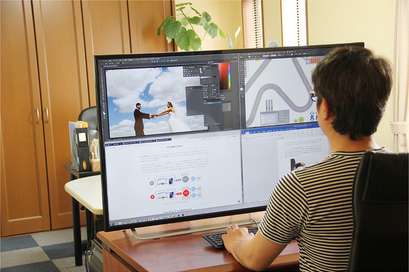 LCD-M4K432XDB | 4K対応＆広視野角ADSパネル採用 43型（可視領域42.5型