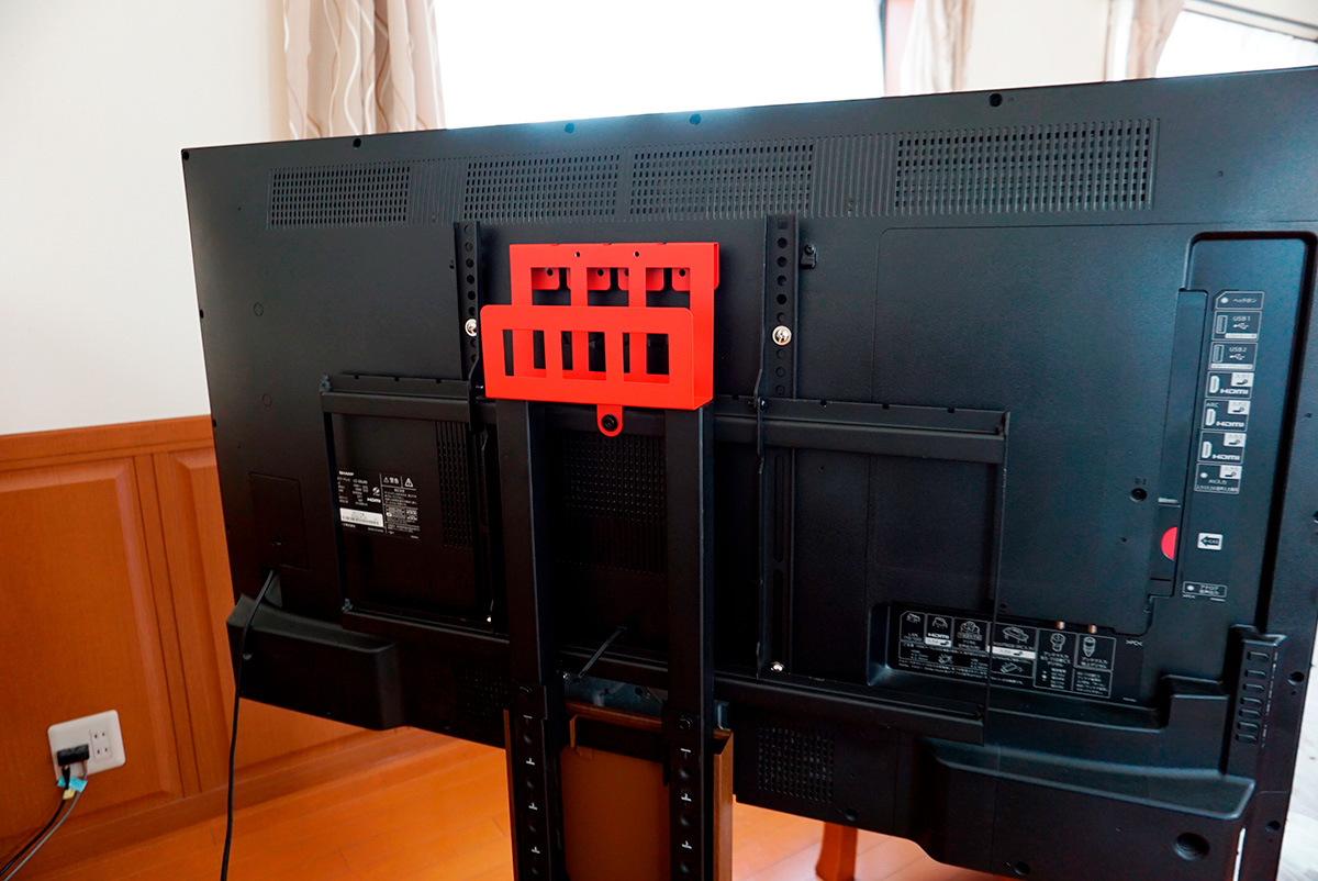 WALL】テレビスタンド V3 ロータイプ 壁掛け HDDホルダー付き EQUALS