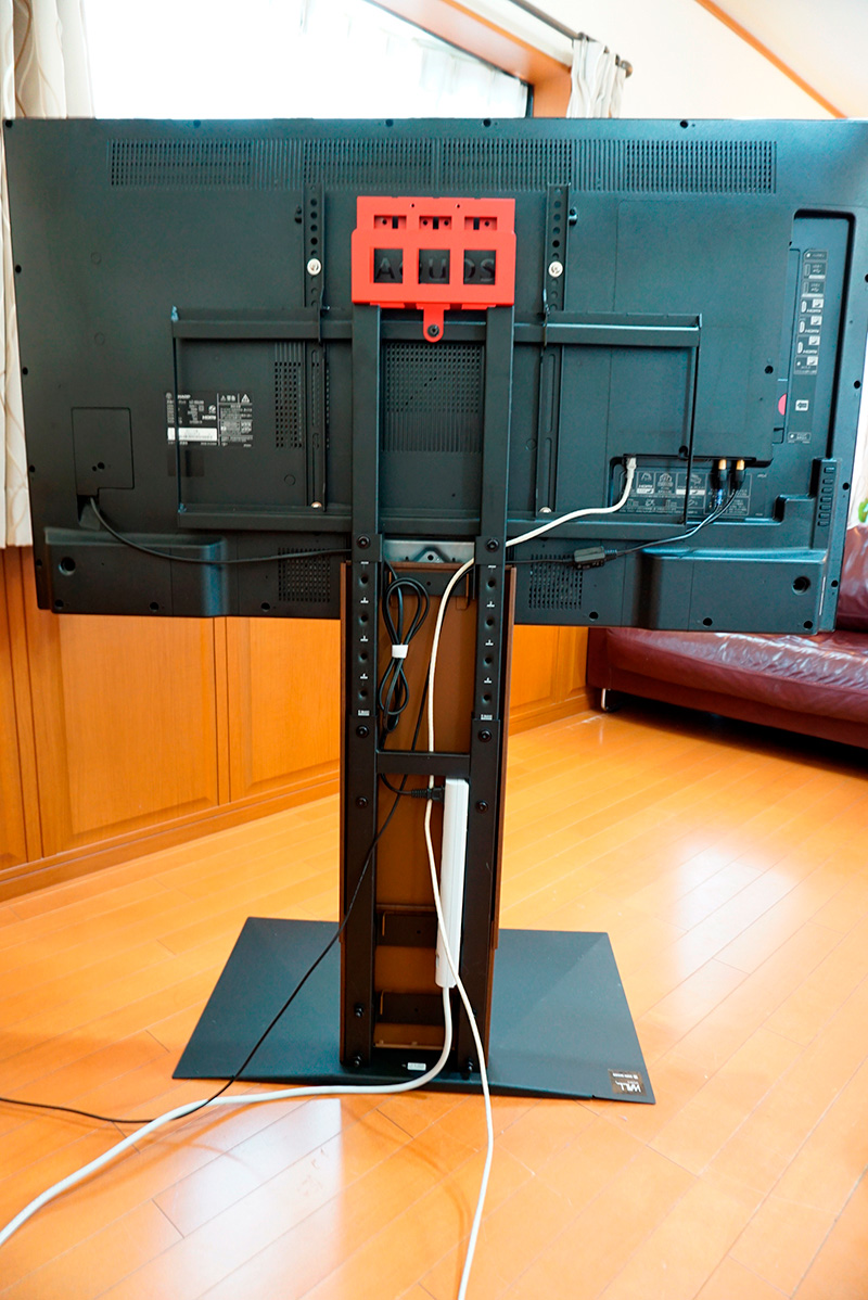 WALL】テレビスタンド V3 ロータイプ 壁掛け HDDホルダー付き EQUALS