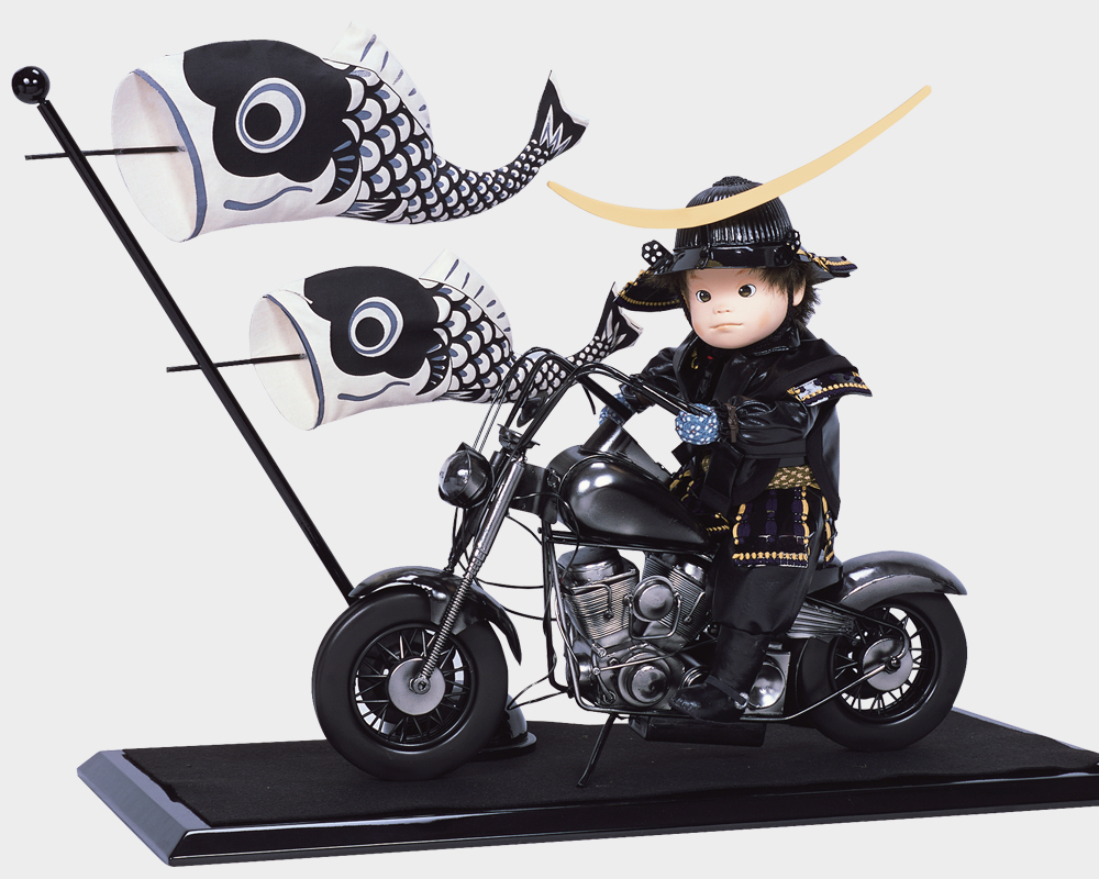 人形工房壹三（いちぞう）|わんぱくライダー伊達(黒鉄塗装）