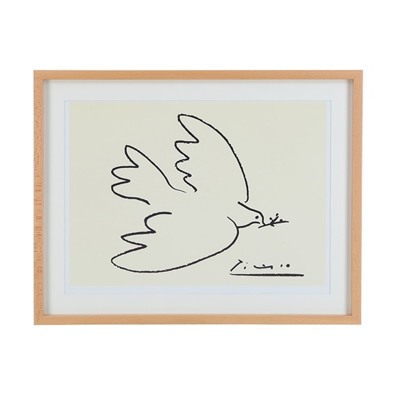 在庫限り】【定番品】 パブロ・ピカソ 「Dove of Peace」ナチュラル