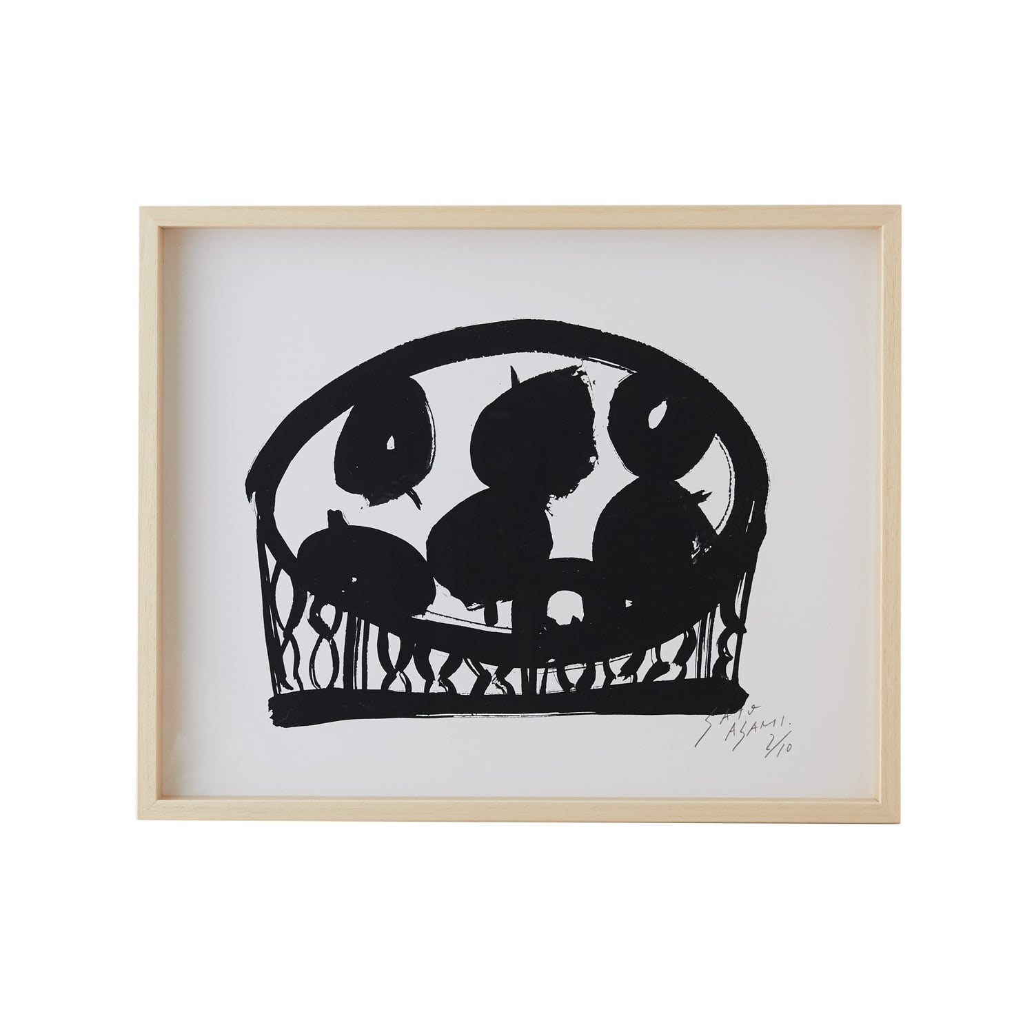 エディション】サトウアサミ 「Apple (small)」｜ポスター｜IDEE SHOP