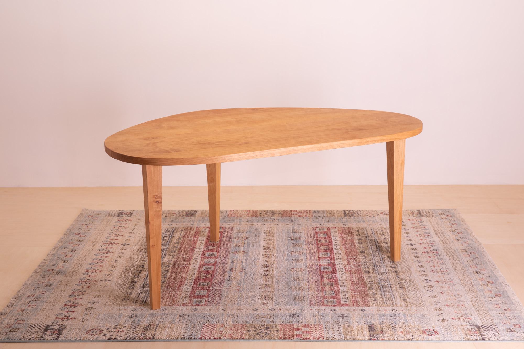 インド製 インディアンローズウッド無垢材 象嵌細工 サイドテーブル 3