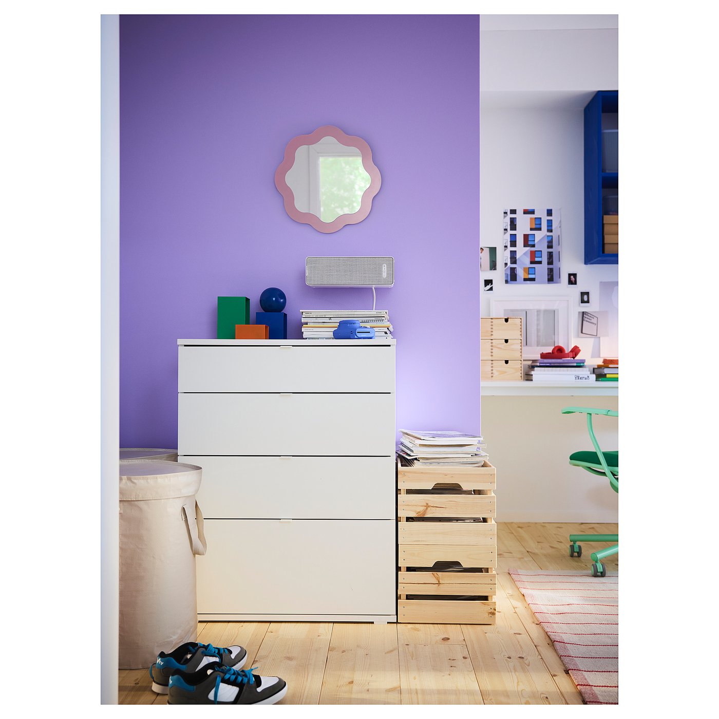 chocoさん専用送料込み☆IKEAミラー付きドレッサー幅100㎝ chocoさん