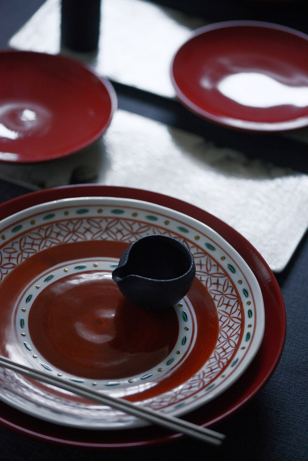 若生沙耶香 Plate red｜ | 作家もの和食器通販