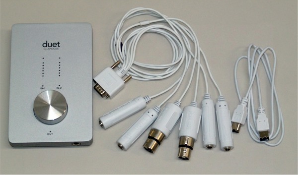 apogee duet アポジー デュエット usb dac 音質 評価 テスト 使い方