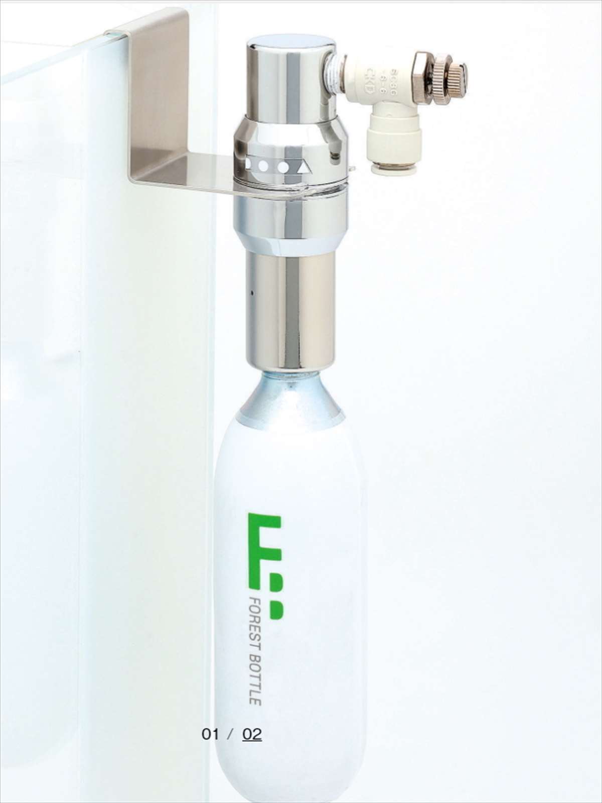 Do!aqua CO2スターターキット(未使用のCO2ボンベ3本) DO!aqua CO2