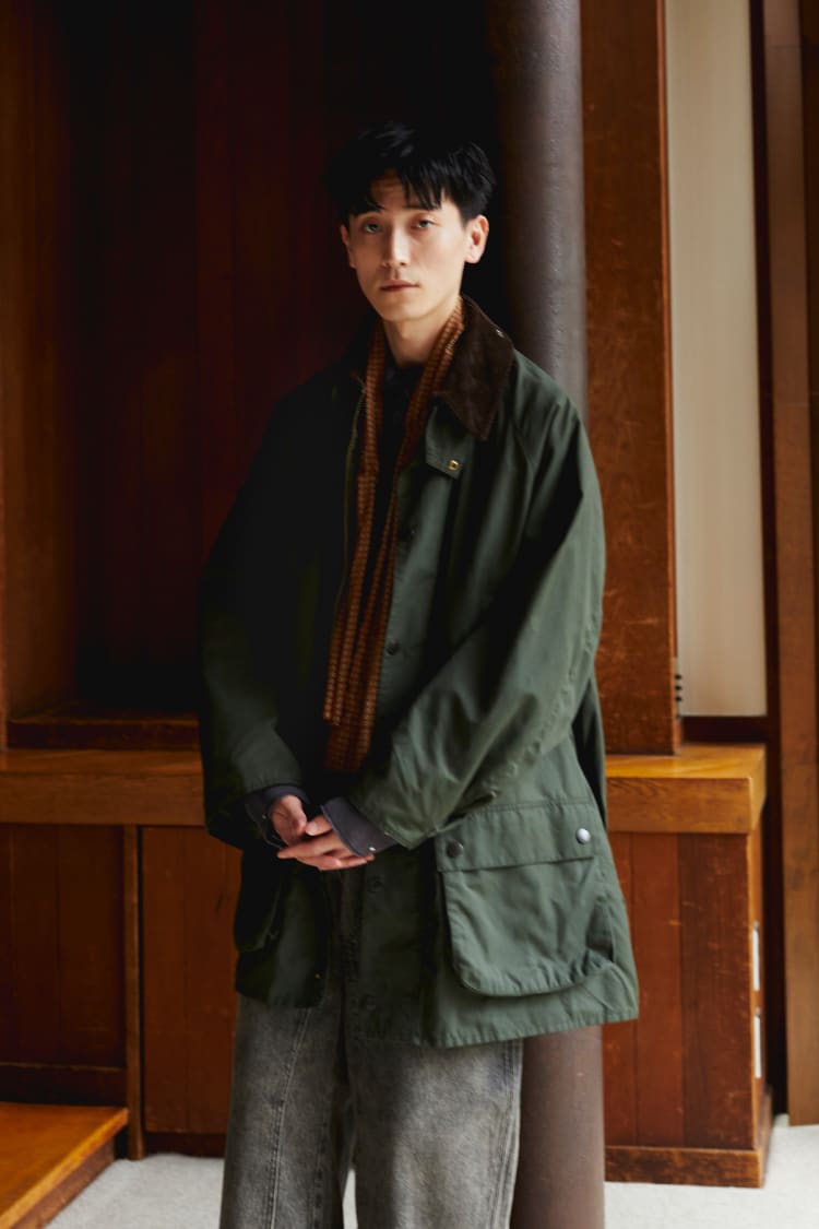 Barbour オリーブグリーン ジャケット 40 Barbour オリーブグリーン