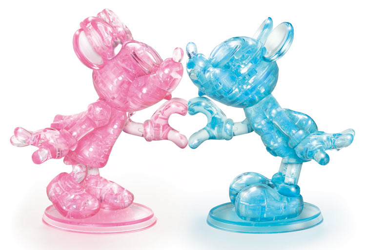 HAN-07635 ディズニー クリスタルギャラリー ミッキー&ミニー 68ピース