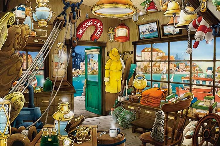 ビンカシワ ジグソーパズル 2000ピース フィッシャーマンズワーフ 楽天