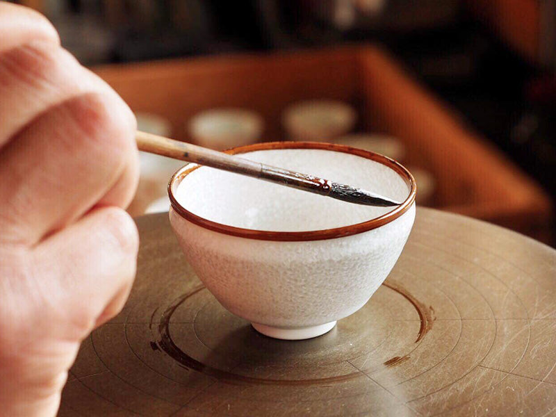 最高級【献上手古伊万里焼】酒器セット 染錦本金丸紋図