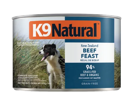 K9 Natural プレミアム缶 ケース価格終了のお知らせ｜お知らせ｜K9