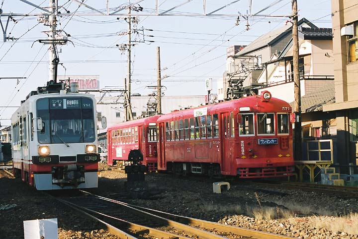 名鉄岐阜市内線モ570形モ780形