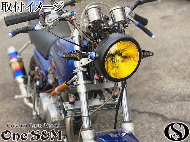 マーシャル 888 デベソ 160φ ヘッドライト CB400F ホーク シビエ