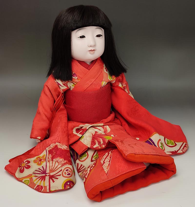 市松人形 竹内益次郎 吾妻人形 大正時代 アンティークドール 日本人形