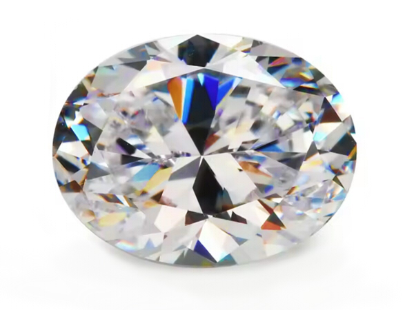 最高品質CZオーバル MM8,0X6,0 ホワイト 1粒 - スワロフスキー