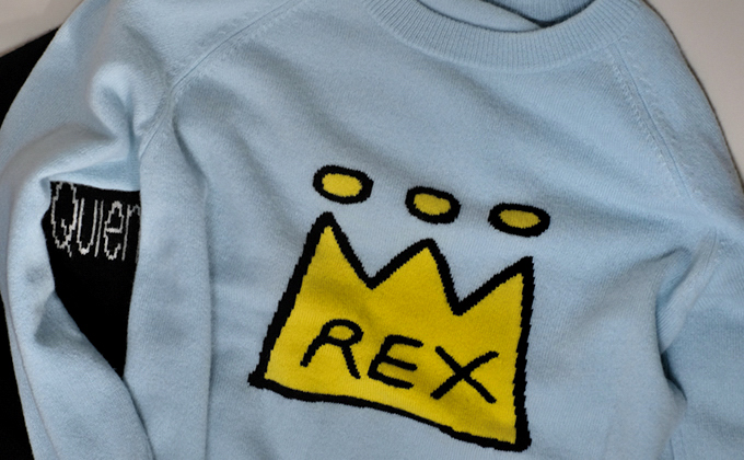 松井繁公式グッズ カシミア100％使用した最高級のOOJAオリジナルニット