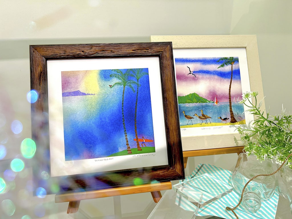 TwoCrows Welzieレジンアート原画 グリーンルーム ハワイアン 【公式通販】