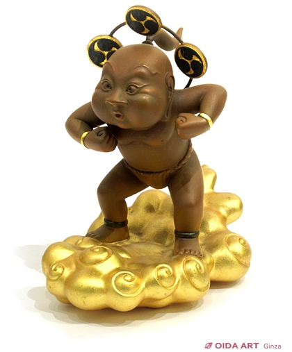 藪内佐斗司 招福版画 「守銭童子」 【公式通販】