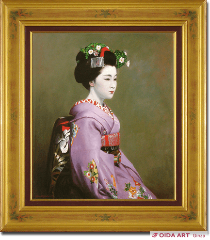 小松崎邦雄 白き顔 | 絵画など美術品の販売と買取 | 東京・銀座 おいだ美術