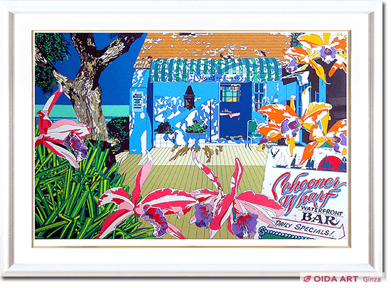 上鈴木正一 油彩画 A3『 メジロラモーヌ 』ロバート様のオーダー作品