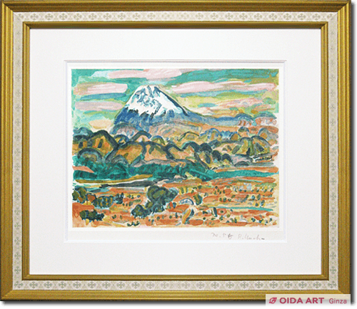 梅原龍三郎 大仁富士 | 絵画など美術品の販売と買取 | 東京・銀座 おい